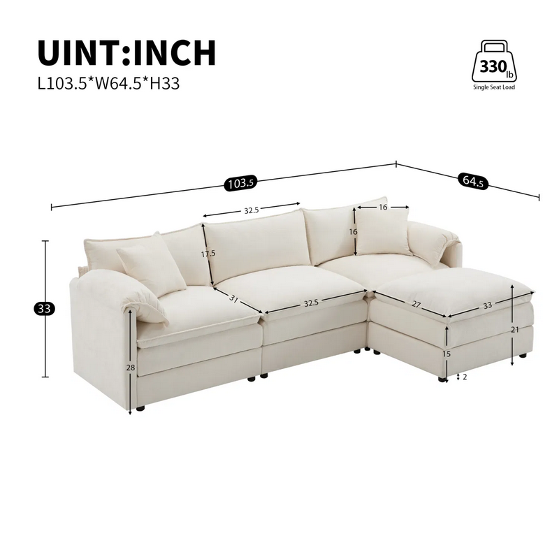 LuxiComfort Sectional